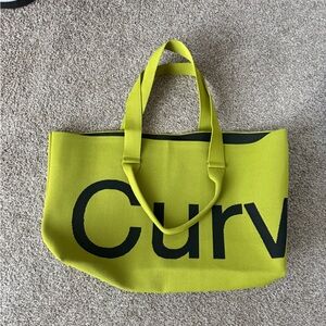 Curves by Sean Brown Lemongrass Tote Bag